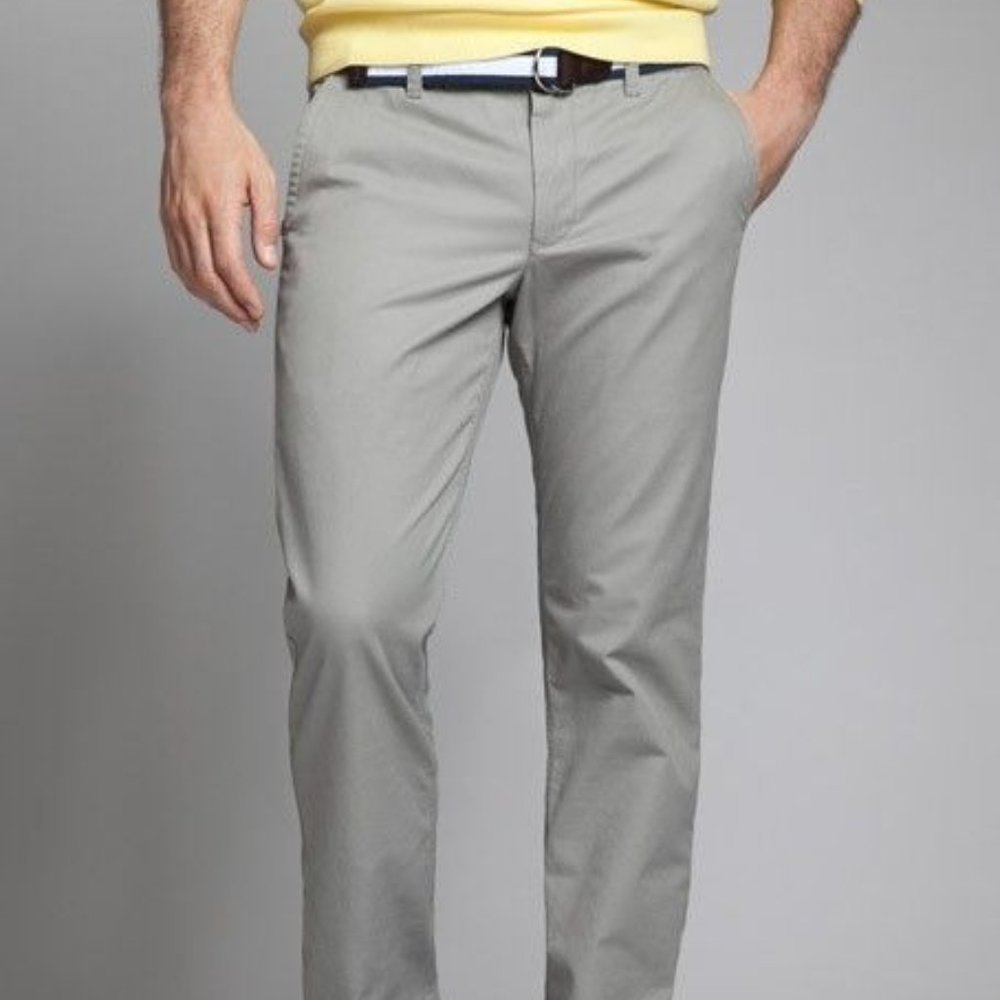 Bonobos Straight Fit Washed Chinos in Grey